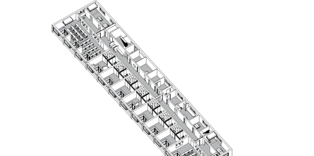 Isometrisk plan - Hørgården